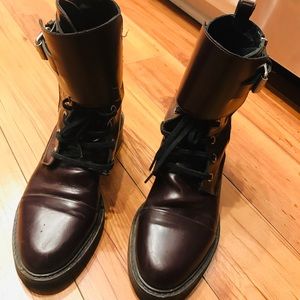 Allsaints oxblood boots